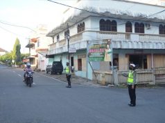 Sat Lantas Polres MTB Terus Memberikan Rasa Aman Dalam Berlalulintas Ditengah Pandemi Covid 19