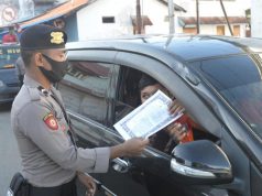Maklumat Kapolri Tentang Cegah Covid 19 Terus Dibagikan Personil Polres MTB