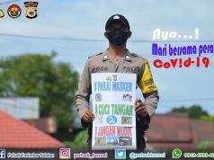 ” POLSEK TANIMBAR SELATAN GENCAR SOSIALISASIKAN HIMBAUAN TENTANG PENCEGAHAN VIRUS CORONA/COVID-19 DI WILKUM POLSEK”
