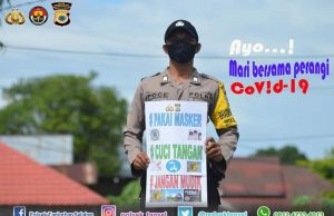 ” POLSEK TANIMBAR SELATAN GENCAR SOSIALISASIKAN HIMBAUAN TENTANG PENCEGAHAN VIRUS CORONA/COVID-19 DI WILKUM POLSEK”