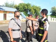 Polres MTB Periksa Suhu Tubuh Personel Cegah Covid-19