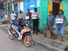 Polsek Larat Peduli Kemanusiaan Dengan Ajak Warganya Cegah Covid 19