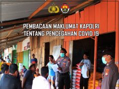 Maklumat Kapolri Tentang Cegah Covid 19 Terus Disosialisasikan Oleh Sat Samapta Polres MTB