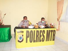 Kapolres MTB Pimpin Anev Mingguan Polres MTB