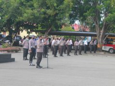 Mari Kita Tanamkan Rasa Empati Kepada Masyarakat Ucap Kapolres MTB Saat Apel Pagi