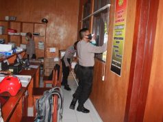 Antisipasi Virus Corona, Sikeu Polres MTB Bersih-bersih