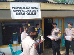 Sat Samapta Polres MTB Door To Door Sosialisasi Cegah Covid 19