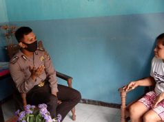 Tak Kenal Lelah,Untuk Kemanusiaan Personil Sat Binmas Polres MTB Terus Sosialisasi Maklumat Kapolri Tentang Covid 19