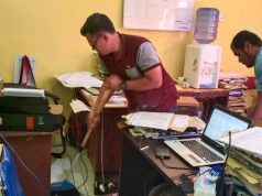 Sat Reskrim Polres MTB Rutin Pembersihan Ruangan Guna Cegah Covid 19