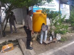 Bhabinkamtibmas Desa Adaut Ajak Warganya Cegah Covid 19