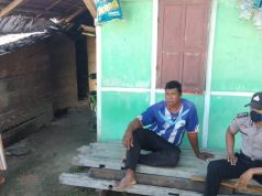 Sambangi Dua Warganya,Bhabinkamtibmas Batuputih Sampaikan Pencegahan Covid 19