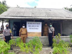 Polsek Fordata Bersama Pemerintah Kecamatan Kawal 4 Warga Dari Ambon Untuk Jalankan Karantina