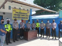 Kapolres MTB Cek Langsung Pos Pam Dan Pos Yan Ops Ketupat Siwalima 2020 Polres MTB