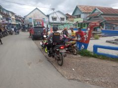 Polsek Larat Tingkat Patroli Dengan Sasaran Warga Berkerumun