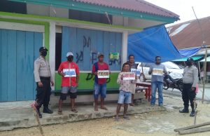 Polsek Larat Ajak Warganya Cegah Covid 19