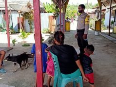 Himbau Warga Cegah Covid 19,Bhabinkamtibmas Desa Lauran Sosialisasi Maklumat Kapolri