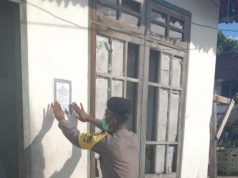 Sambangai Warga,Bhabinkamtibmas Desa Lelingluan Sampaikan Maklumat Kapolri Tentang Cegah Covid 19