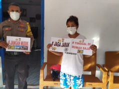 Bhabinkamtibmas Desa Lermatang Himbau Warganya Tidak Mudik