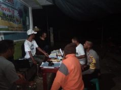 Bhabinkamtibmas Desa Ridool Bersama Tim Relawan Pantau Terus Warga Desa