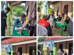 Bhabinkamtibmas Desa Ritabel Ketat Mengawasi Warga Yang Baru Tiba Guna Cegah Covid 19