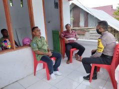 Bhabinkamtibmas Sangliat Dol Ingatkan Kembali Kepada Rewan Covid 19 Tentang Maklumat Kapolri