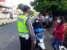 Ditengah Pandemi Covid 19, Sat Lantas Polres MTB Dengan Humanis Berikan Teguran Bagi Pengendara Yang Melanggar Aturan Lalulintas