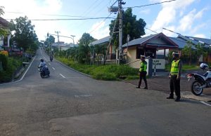 Dampak Pandemi Covid 19, Sat Lantas Polres MTB Tetap Exis Jaga Kamseltibcarlantas