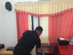 Mencegah Covid 19,Sat Reskrim Polres MTB Bersihkan Ruangan Kerja