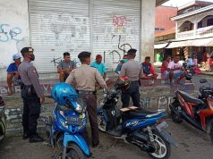 Satuan Samapta Polres MTB Bubarkan Para Pemuda Berkerumun