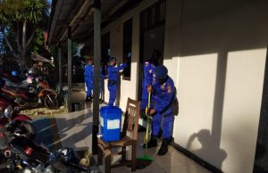 Melawan Covid 19, Sat Polair Polres MTB Tingkatkan Kebersihan Ruangan Kerja