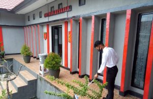 Cegah Virus Corona, Satuan Reskrim Polres MTB Bersihkan Ruangan Kerja
