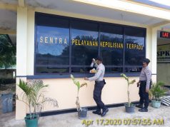 SPKT Polres MTB Jaga Kebersihan Guna Cegah Covid 19