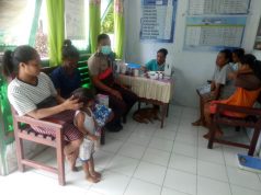 Bhabinkamtibmas Desa Werain Gelar Giat Koordinasi Bersama Pustu Werain Tetang Covid 19