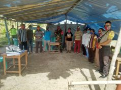 Bhabinkamtibmas Hadir Dalam Giat Anev Kinerja Tim Relawan Covid 19 Desa Werain