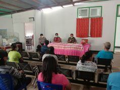 Bhabinkamtibmas Desa Lorulun Gelar Pam Giat Sosialisasi Pencanangan Puskesmas Sebagai Ruang Isolasi