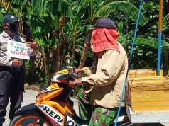 Bhabinkamtibmas Wowonda Himbua Warganya Tidak Mudik