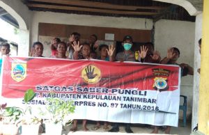 Sosialisasi Perpres 87 tahun 2016 Bhabinkamtibmas Waturu Polsek Nirunmas.