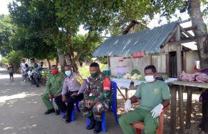 Bhabinkamtibmas Bersama Babinsa Berpadu Dalam Giat Pengawasan Sekaligus Pengamanan Area Lokasi Wisat
