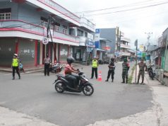 Sat Lantas Polres MTB Alihkan Arus Lalulintas Dijalur Jalan Mathilda Batlayeri