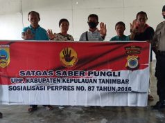 Bhabinkamtibmas Wowonda gencar Sosialisasikan Saber Pungli di Desa