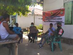 BHABINKAMTIBMAS LERMATANG GENCAR BERSAMA BABINSA SOSIALISASI SABER PUNGLI