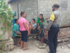 Gelar Giat Patroli,Bhabinkamtibmas Desa Adaut Sambangi Warganya Dan Ajak Cegah Covid 19