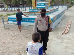 Covid 19 , Bhabinkamtibmas Desa Adodo Molu Gencar Mensosialisasikan Pencegahannya