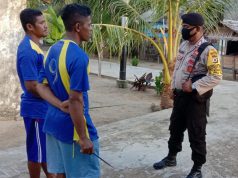 DDS Kerumah Warga, Bhabinkamtibmas Desa Adodo Molu Serukan Cegah Covid 19