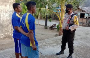 DDS Kerumah Warga, Bhabinkamtibmas Desa Adodo Molu Serukan Cegah Covid 19