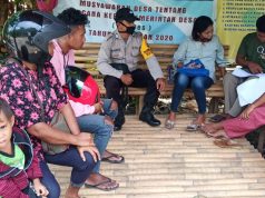 Tak Bosan Bhabinkamtibmas Desa Wowonda Sosialisasi Maklumat Kapolri
