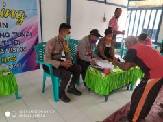 Bhabinkamtibmas Desa Arui Das Kawal Serta Pengamanan Pembagian BLT