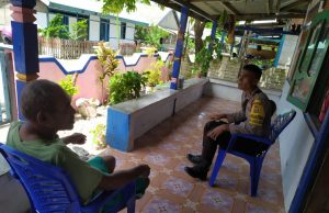 Lewat Giat DDS, Bhabinkamtibmas Sambang Warganya Guna Ajak Cegah Covid 19