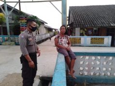 Virus Corona Menjadi Salah Satu Pokok Utama Sosialisasi Bhabinkamtibmas Desa Atubul Dol Dalam Giat Sambang