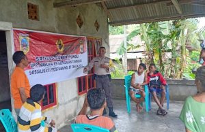 Bhabinkamtibmas Desa Ilngei Sosialisasi Perpres No 87 Tahun 2016 Tentang Saber Pungli.